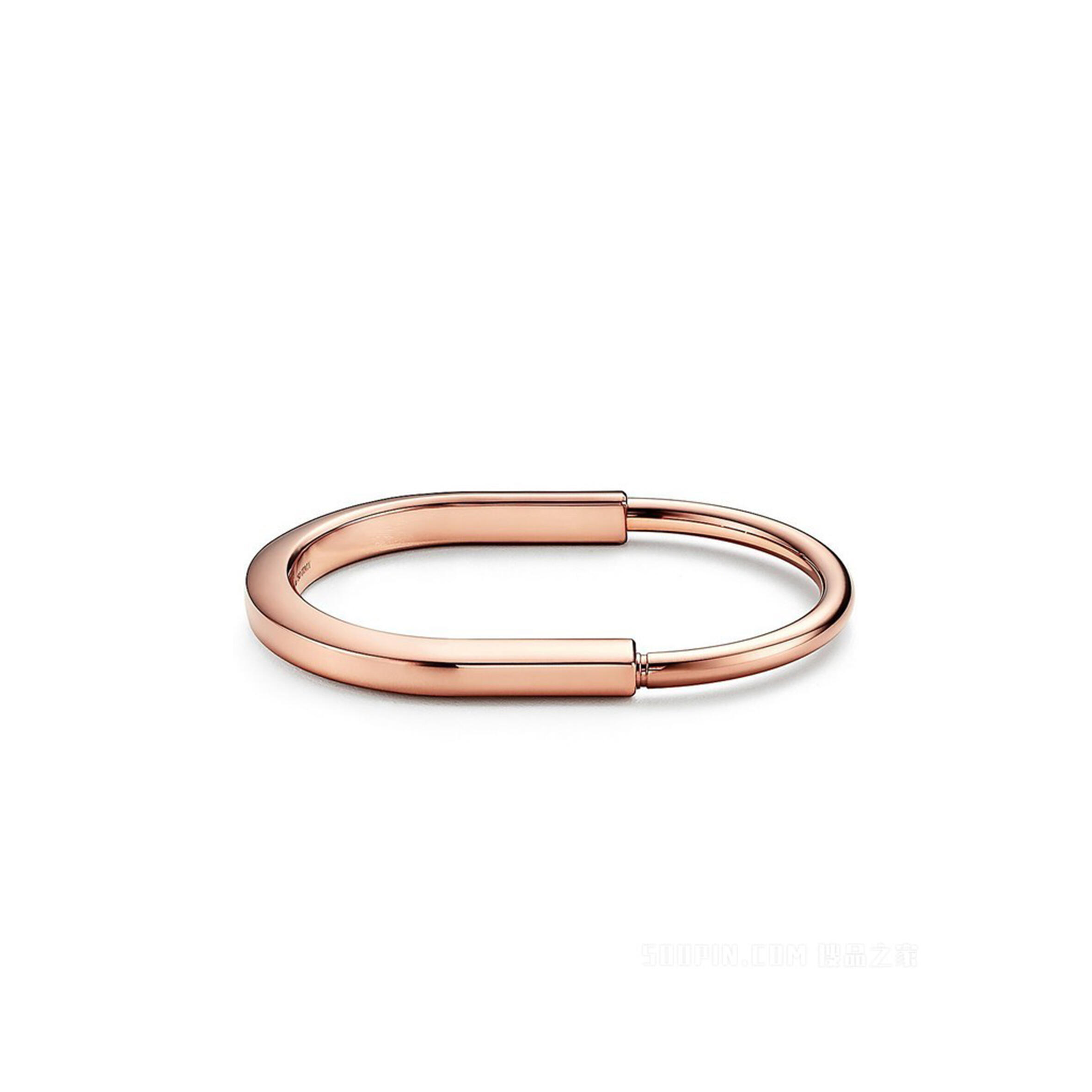TIFFANY LOCK 18K ROSE GOLD BRACELET
